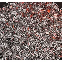 Rod Tumbling Media: Steel Carrier, Stainless Steel Abrasive