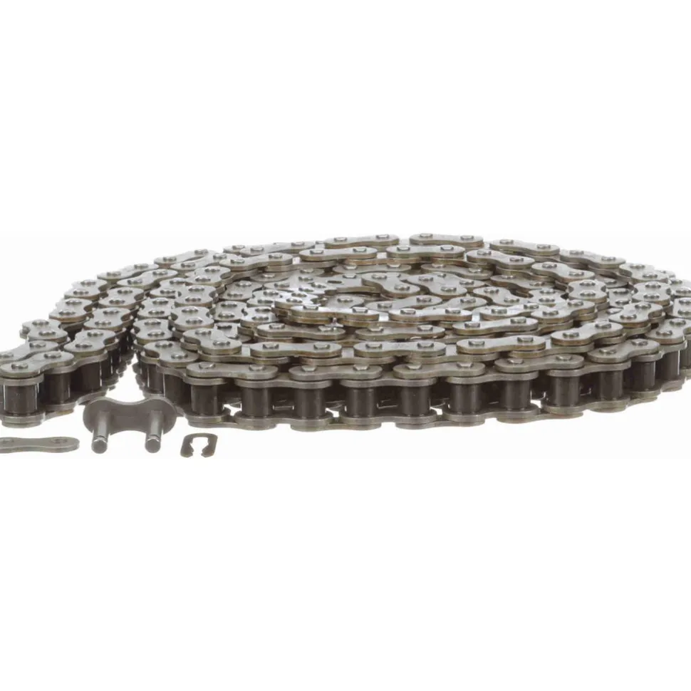 Roller Chain: Standard Riveted, 5/8" Pitch, 50 Trade, 10' Long, 1 Strand