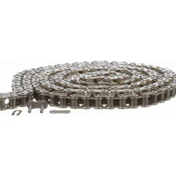 Roller Chain: Standard Riveted, 1/2" Pitch, 40 Trade, 10' Long, 1 Strand