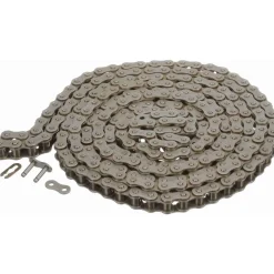 Roller Chain: Standard Riveted, 1/2" Pitch, 40 Trade, 10' Long, 1 Strand