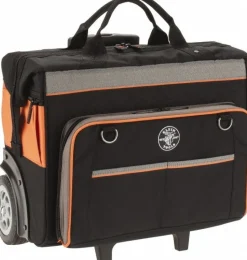 Rolling Tool Bag: 24 Pocket, 12-1/2