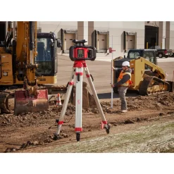 Rotary Laser Tripod: 39.33" High, 7.91" Wide, Aluminum