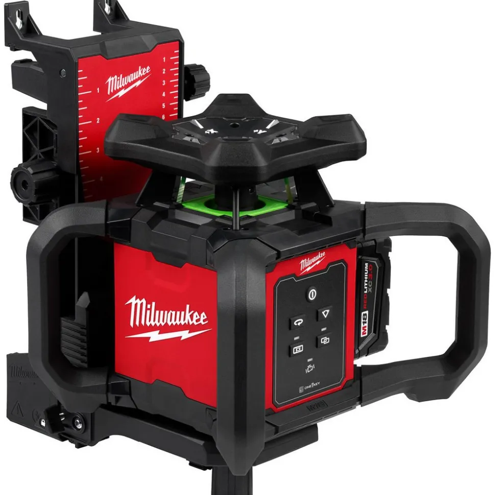 Rotary Laser Wall Mount: 15" High, 7.6" Wide, Plastic