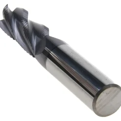 Roughing End Mill: 1/2" Dia, 4 Flute, Single End, Solid Carbide