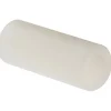 Round Circuit Board Spacer: M4 Screw, 7 mm OAL, 4.2 to 4.8 mm ID, 6 mm OD, Nylon