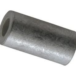 Round Circuit Board Spacer: 1/4" Screw, 1" OAL, 0.257" ID, 1/2" OD, Aluminum