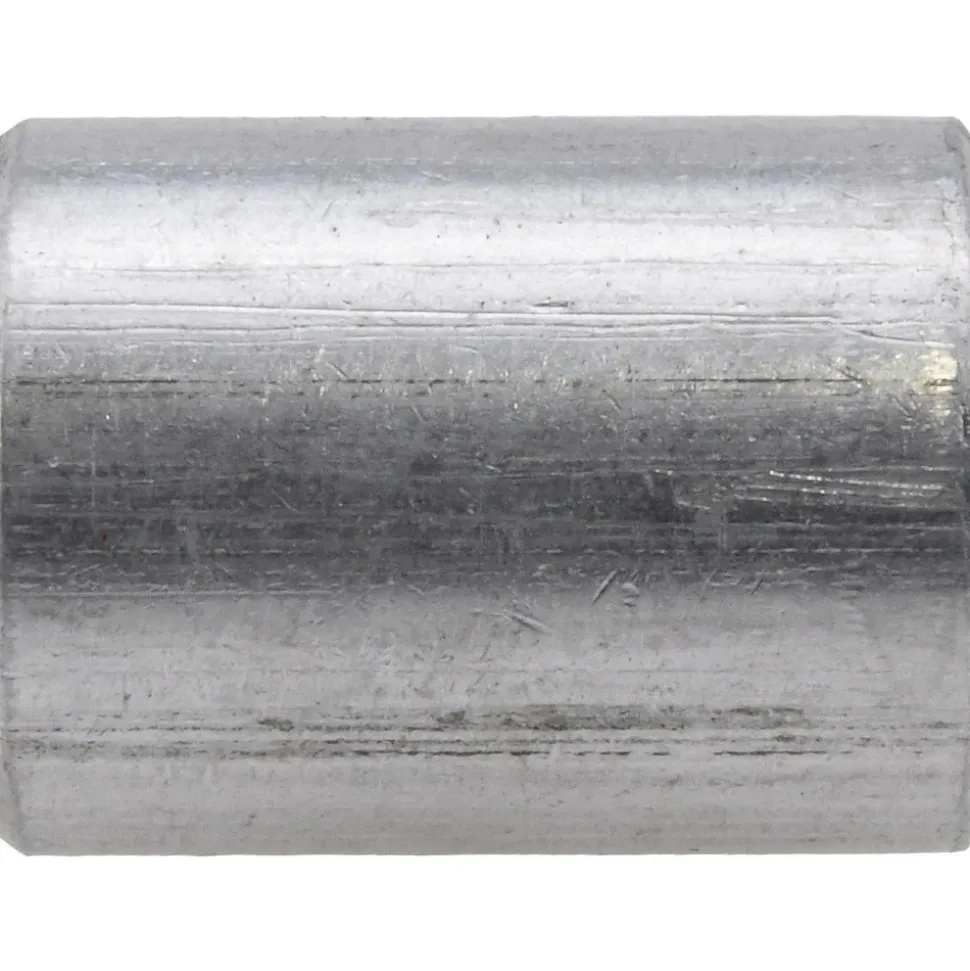 Round Circuit Board Spacer: #6 Screw, 1/2" OAL, 0.141" ID, 3/8" OD, Aluminum
