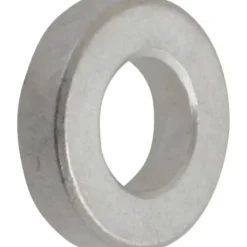 Round Circuit Board Spacer: 1/4" Screw, 1/8" OAL, 0.257" ID, 1/2" OD, Aluminum