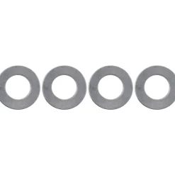 Round Circuit Board Spacer: 1/4" Screw, 1/4" OAL, 0.257" ID, 1/2" OD, Aluminum