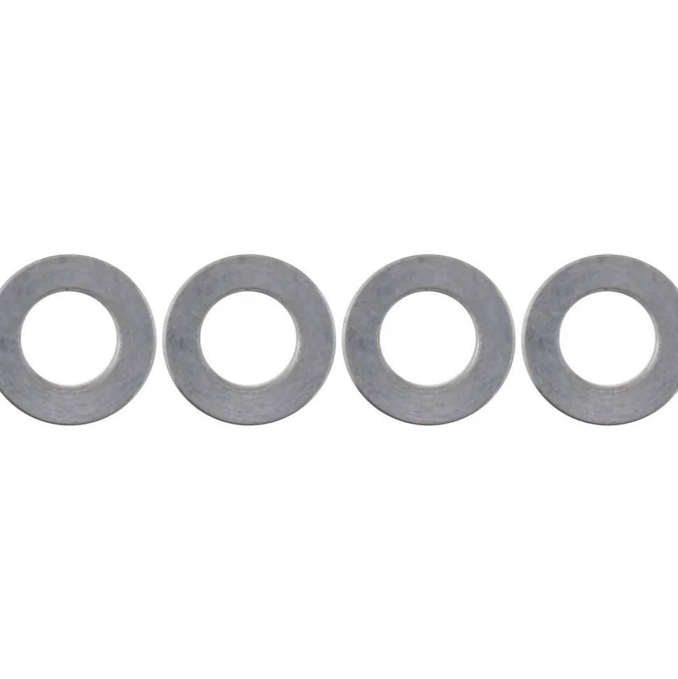 Round Circuit Board Spacer: 1/4" Screw, 1/4" OAL, 0.257" ID, 1/2" OD, Aluminum
