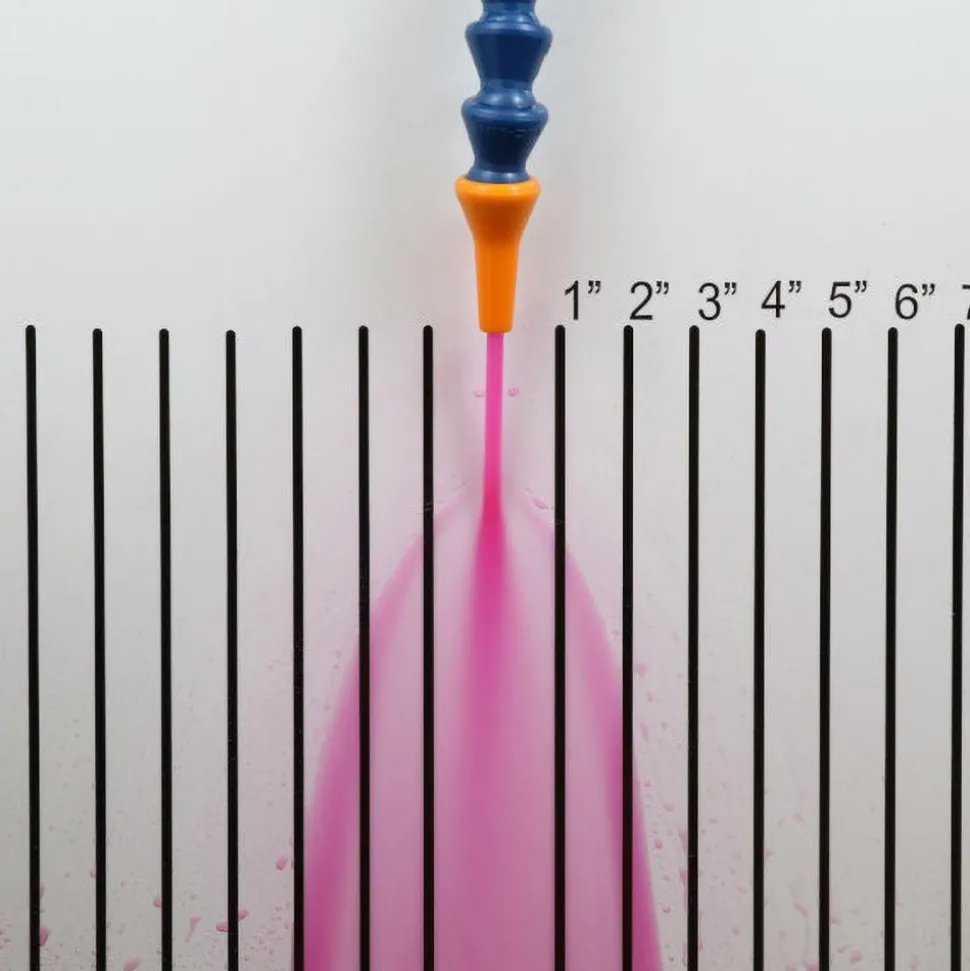 Round Coolant Hose Nozzle: 1/8" Nozzle Dia, Acetal