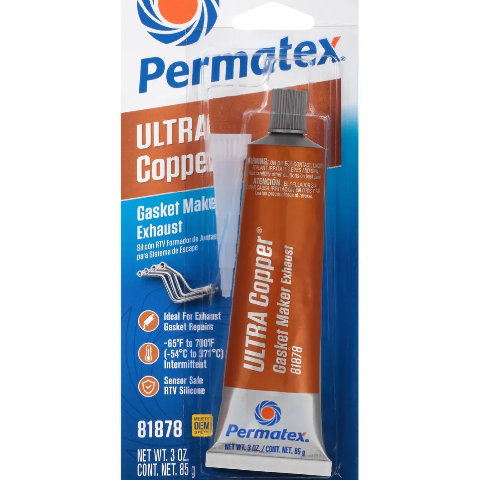 RTV Gasket Maker, Ultra Copper, 3.5oz