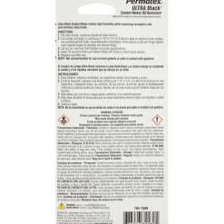 RTV Silicone Gasket Maker, Ultra Black, 3 oz