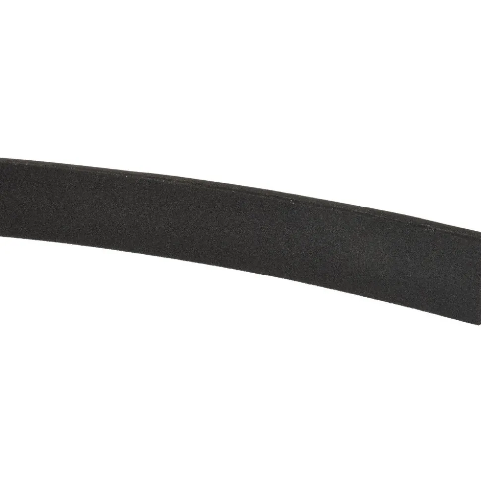 Rubber Roll: Closed Cell, Neoprene Spring Blend, 1/8" Thick, 3/4" Wide, 50.000' Long, Black