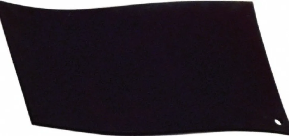 Rubber Sheet: Neoprene, 3/8" Thick, 12" Wide, 2.000' Long, Black