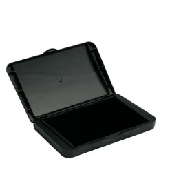 Rubber Stamp Accessories: Type: Foam Stamp Pad; Color: Black; Depth (Inch): 4.2500; Container Size: 2-3/4 in x 4-1/4 in