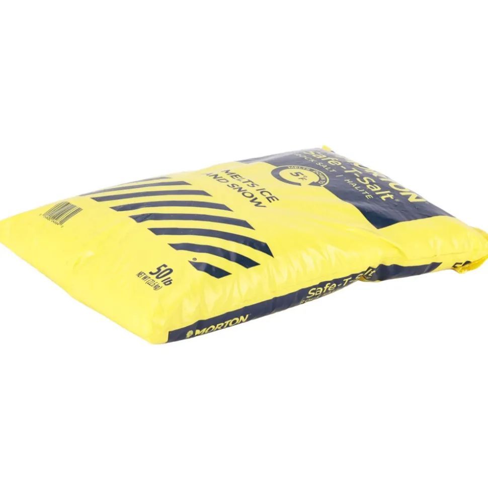 Safe-T-Salt Rock Salt Ice Melt: Halite, 50 lb Bag
