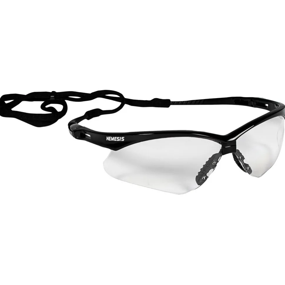 Safety Glasses: Anti-Fog & Scratch-Resistant, Polycarbonate, Clear Lenses, Full-Framed