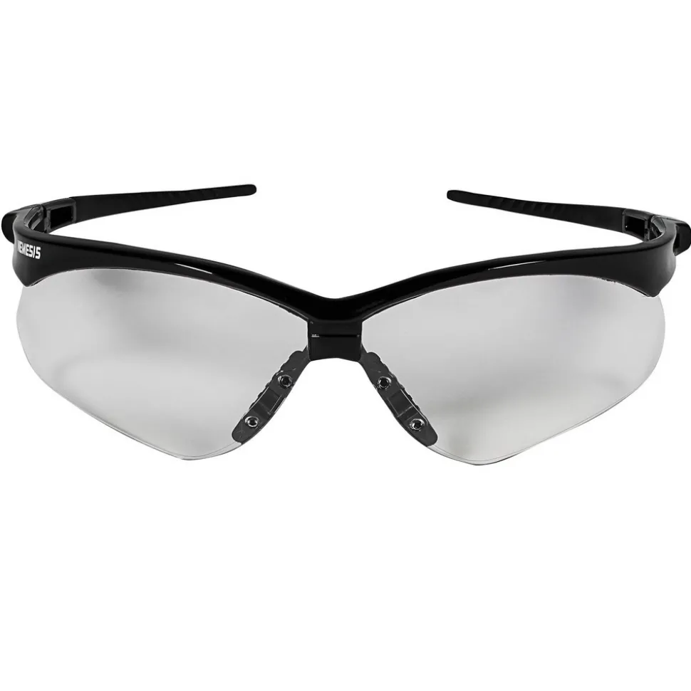 Safety Glasses: Anti-Fog & Scratch-Resistant, Polycarbonate, Clear Lenses, Full-Framed