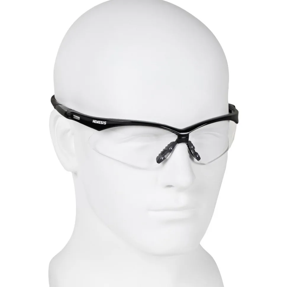 Safety Glasses: Anti-Fog & Scratch-Resistant, Polycarbonate, Clear Lenses, Full-Framed