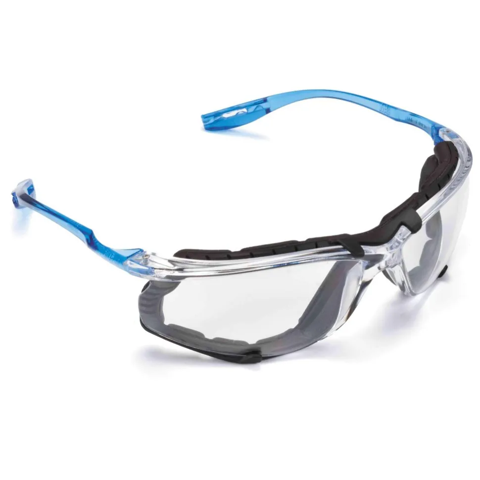 Safety Glasses: Anti-Fog & Scratch-Resistant, Polycarbonate, Clear Lenses, Frameless