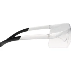 Safety Glasses: Scratch-Resistant, Polycarbonate, Clear Lenses, Frameless