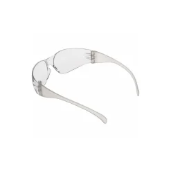 Safety Glasses: Scratch-Resistant, Polycarbonate, Clear Lenses, Frameless