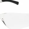 Safety Glasses: Scratch-Resistant, Polycarbonate, Clear Lenses, Frameless