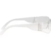 Safety Glasses: Scratch-Resistant, Polycarbonate, Clear Lenses, Frameless