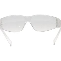 Safety Glasses: Scratch-Resistant, Polycarbonate, Clear Lenses, Frameless
