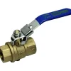 Safety Exhaust: 1/2" Pipe, Full Port, Brass