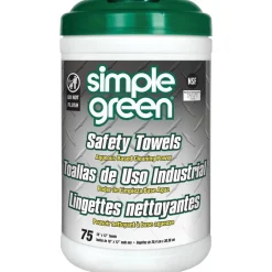 Safety Towels, Pre-Moistened, Center Pull Canister