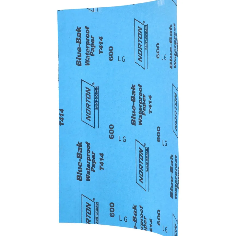 Sanding Sheets: 9" Wide x 11" OAL, 600 Grit, Silicon Carbide