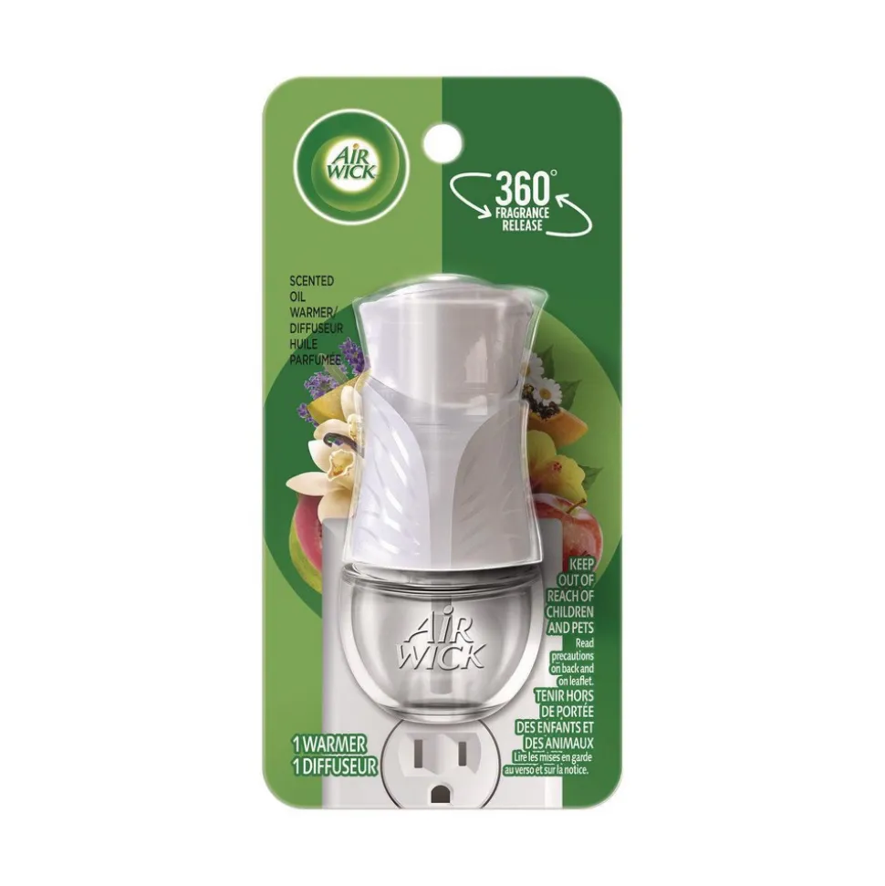 Scented Oil Warmer, 1.75" x 2.69" x 3.63", White, 6/Carton