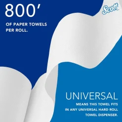 Scott Essential Hard Roll Paper Towels (01040), White