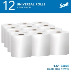 Scott Essential High Capacity Hard Roll Paper Towels (01000), White