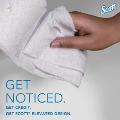 Scott Essential Jumbo Roll Coreless Toilet Paper (07006), 2-ply, White