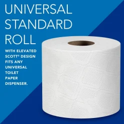 Scott Essential Professional Standard Roll Bathroom Tissue (04460), 2-ply, White