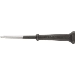 Scratch Awl: 3.5" Shank Length, Steel Shank, Steel Handle