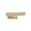 Scratch Brush: 3 Row, 7 Column, Brass