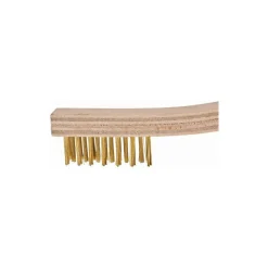 Scratch Brush: 3 Row, 7 Column, Brass