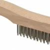 Scratch Brush: 4 Row, 16 Column, Stainless Steel