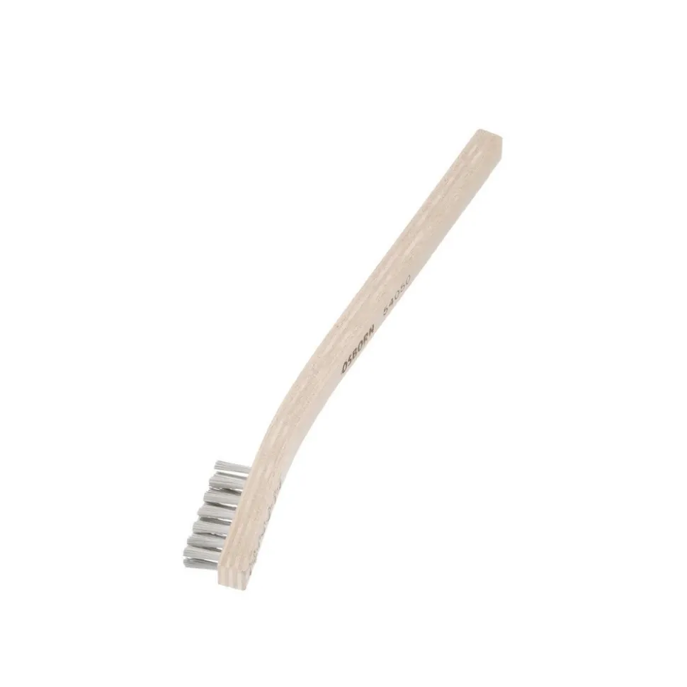 Scratch Brush: 3 Row, 7 Column, Stainless Steel