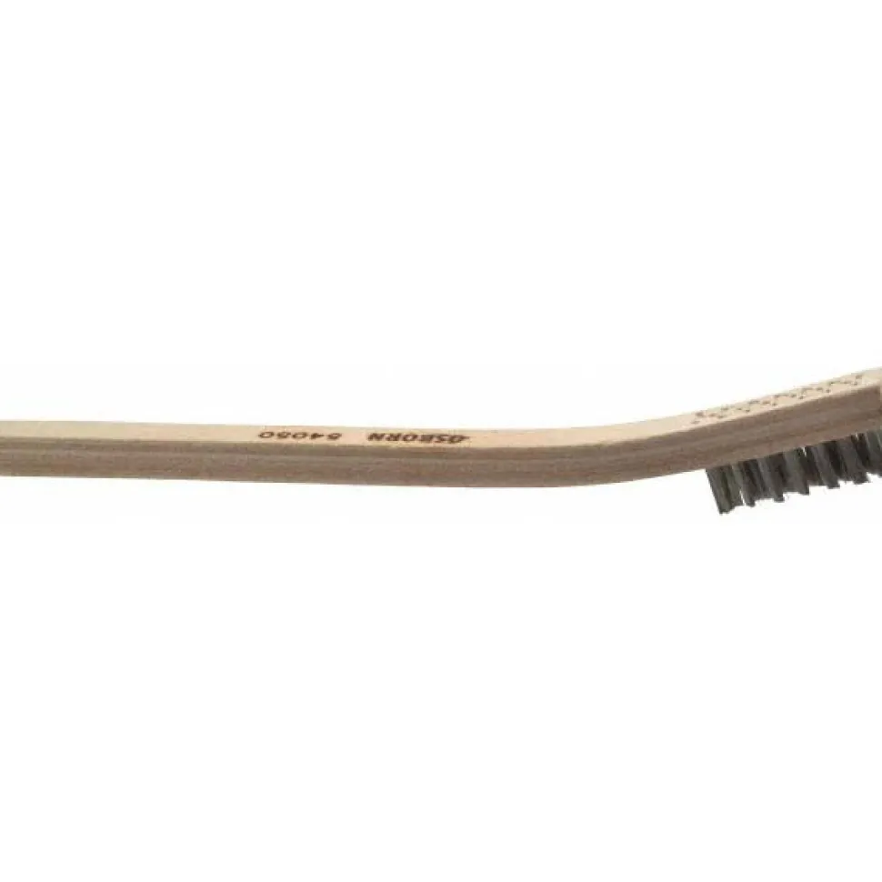 Scratch Brush: 3 Row, 7 Column, Stainless Steel