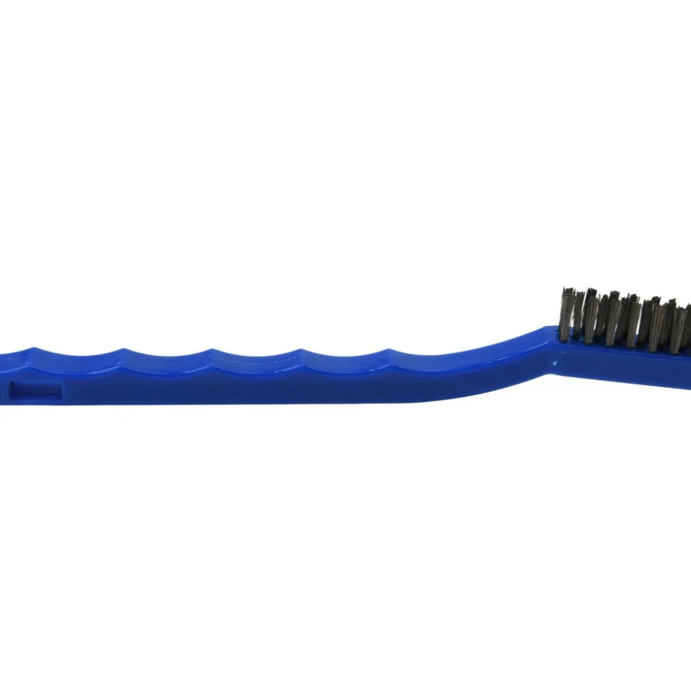 Scratch Brush: 3 Row, 7 Column, Stainless Steel