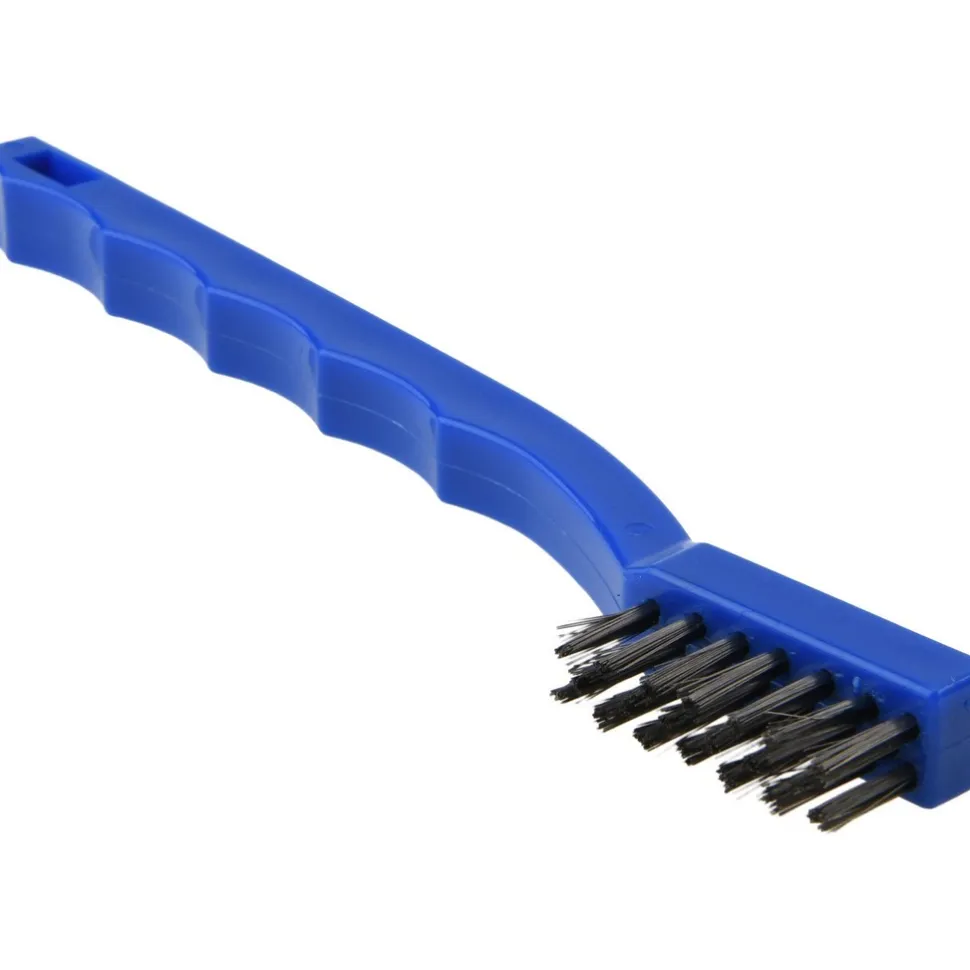 Scratch Brush: 3 Row, 7 Column, Stainless Steel