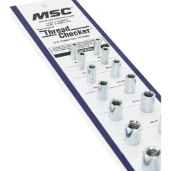 Screw Checkers: Thread Type: Metric; Minimum Threads per Inch: 32 in, 32 mm; Minimum Screw Size (Inch): 6