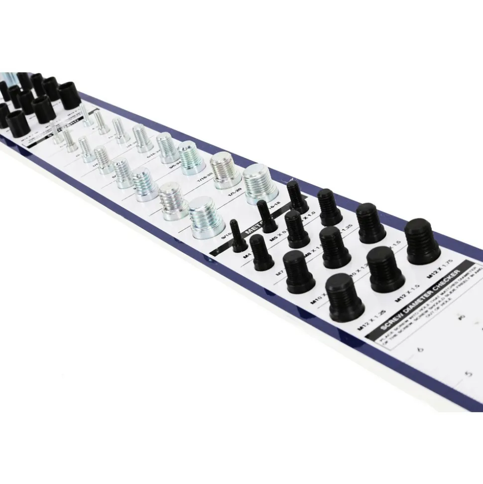 Screw Checkers: Thread Type: Metric; Minimum Threads per Inch: 32 in, 32 mm; Minimum Screw Size (Inch): 6