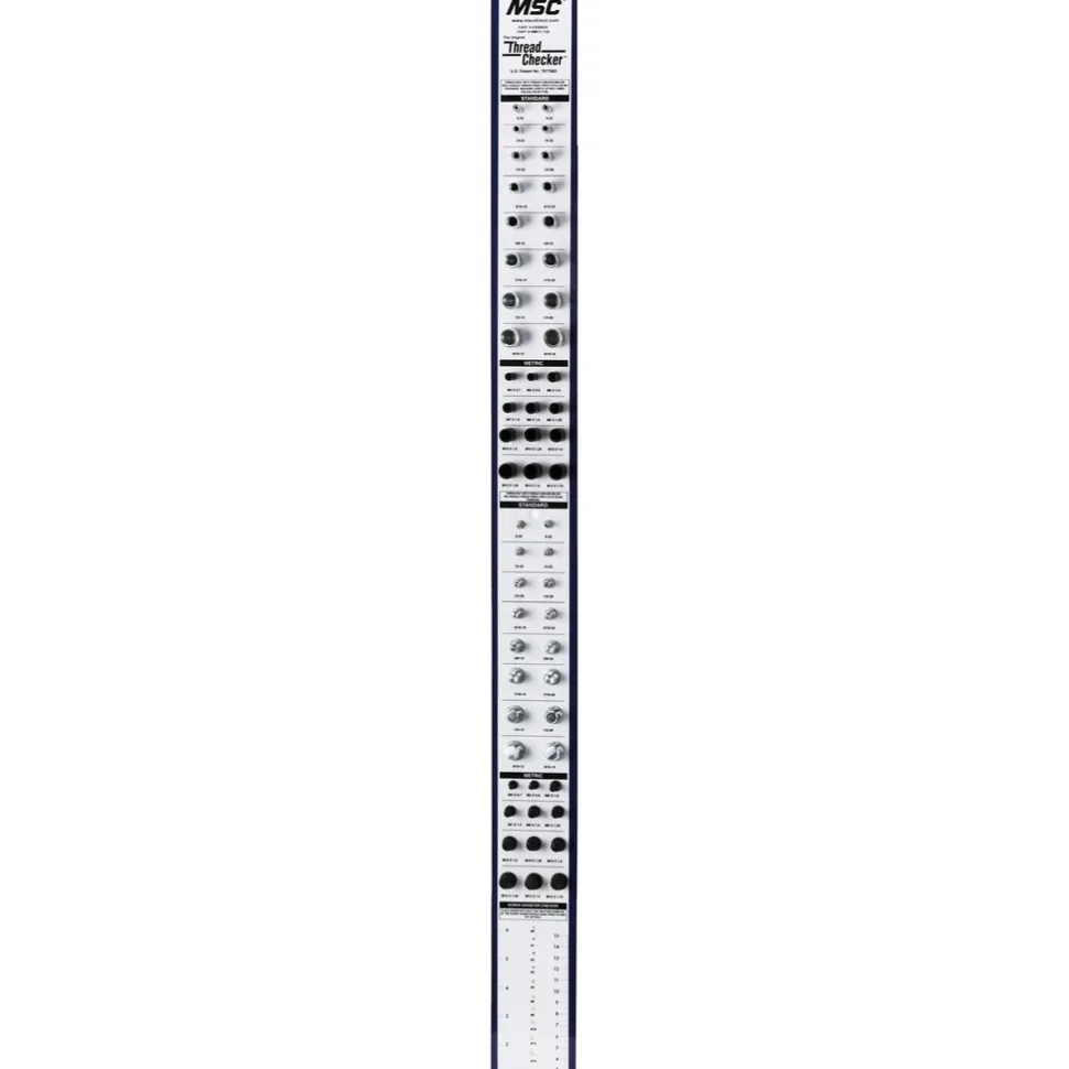 Screw Checkers: Thread Type: Metric; Minimum Threads per Inch: 32 in, 32 mm; Minimum Screw Size (Inch): 6
