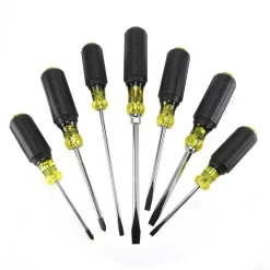 Screwdriver Set: 7 Pc, Cabinet, Keystone & Phillips